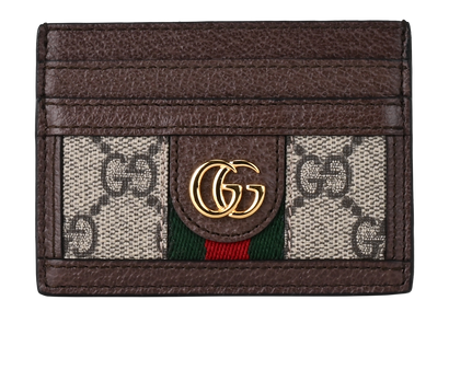 Gucci Ophidia Cardholder, &pound;170, Accessories, Brown, Leather, Front view